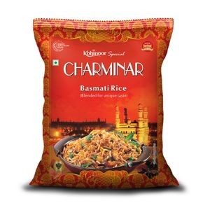 Charminar Basmati Rice, 5 kg Pouch