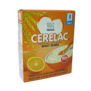 Nestle Cerelac - Wheat Orange (Stage 2), 300 gm Carton