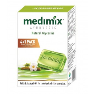 Medimix Ayurvedic Glycerine Soap, 125g (4+1 Offer Pack)