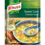 Knorr Classic Sweet Corn Vegetable Soup+ Free Crunchy Croutons 52g