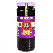 Olicoop Plain Black Olives 450g