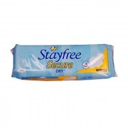 Stayfree Secure Dry Regular With Wings 14Pads