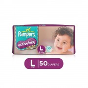 Pampers Active Baby Diaper (L) 50 units