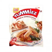 Real Good Yummiez Pepper and Herb Chicken Sausages, 250 gm