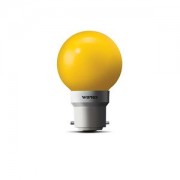 Wipro Garnet LED Bulb - Yellow, 0.5 watt Carton 1Pc