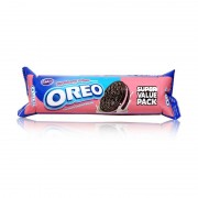 Oreo Strawberry Cream Chocolatey Sandwich Biscuits 50g