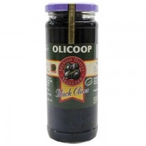 Olicoop Pitted Black Olives 450g