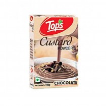 Tops Custard Powder Chocolate 100g