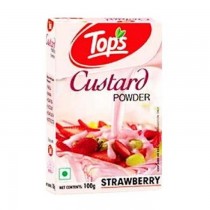 Tops Custard Powder Strawberry 100g