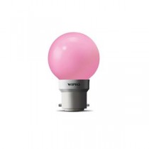 Wipro Garnet LED Bulb - Pink, 0.5 watt Carton 1Pc