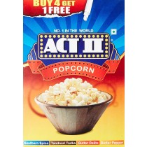 ACT II Instant Premium Popcorn, 280g (Buy 4 Get 1 Free)