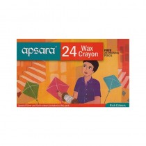 Apsara 24 Wax Crayons 1 Pc