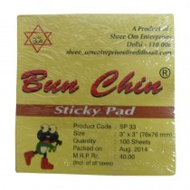 Bun Chin Sticky Pad 76*76 Mm Sp 33  1 Pcs