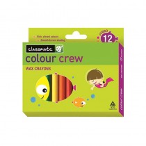 Classmate Colour Crew Wax Crayons 12 Shades 1 Pc