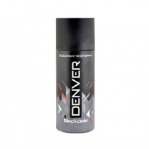 Denver Black Code Deodorant Body Spray 150 Ml