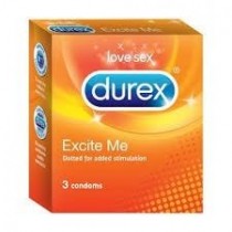 Durex Condom - Excite Me Pack of 3 Condoms 1Pc