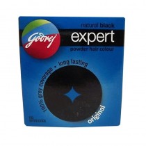 Godrej Expert Advanced Natural Black Powder Hair Colour No Ammonia 5 gm