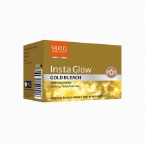 CC Insta Glow Gold Bleach (Bleach Cream 6G , Powder Activator 0.6 G) 6.6g