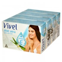 Vivel Aloe Vera Satin Soft Skin Soap 4x100