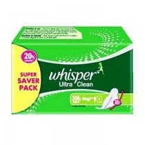 Whisper Ultra Clean L Wings Pads 15 Pads