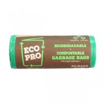 Ecopro Garbage Bags - Biodegradable & Compostable (Perfumed) Medium, 19" x 21" ( Pack of 30 )