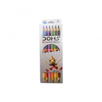 Doms Bi Colour Pencils Bright Colours (172 mm x 6.9 mm) 12 Pcs