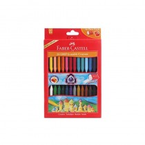 Faber-Castell Grip Erasable Crayons - 90Mm 24 Shades