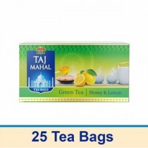 Taj Mahal Green Tea Bags - Honey Lemon, 25 pcs