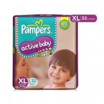 Pampers Active Baby Pants Diaper (XL) 32 Units