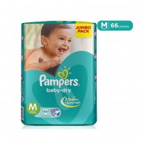 Pampers Baby Dry Diaper (M) 66 units