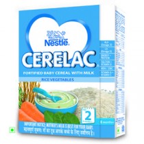 Nestle Cerelac - Rice Vegetables (Stage 2), 300 gm Carton