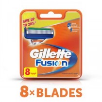 Gillette Fusion Manual Shaving Razor Blades (Cartridge), 8 pcs