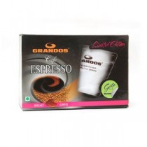 Grandos Cafe Espresso Gift Pack With Mug, 100 gm