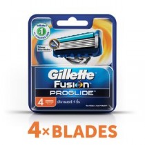 Gillette Manual Shaving Razor Blades - Fusion Proglide FlexBall (Cartridge), 4 pcs Pouch