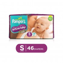 Pampers Active Baby Diaper (S) 46 units