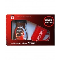 NESCAFE Classic Coffee 100g Jar with Free Red Mug-