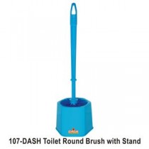 Dash Toilet Brush - Round With Stand, 1 pc