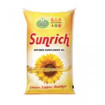 Sunrich Refined - Sunflower Oil, 1 ltr