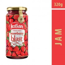 Kissan Jam - Strawberry Blast, 320 gm Bottle