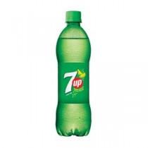 7 Up Soft Drink - Lemon, 600 ml Bottle