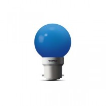 Wipro Garnet LED Bulb - Blue, 0.5 watt Carton 1Pc